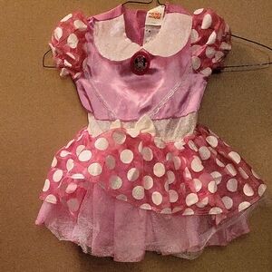❤️5for25 Minnie Mouse Pink Polka Dot Kids Costume